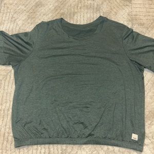 Vuori Balance Tee Kelp Heather Top